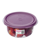 Pote Plástico Redondo c/Tampa Cappucino 620ml Sanremo 110