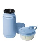 Conjunto Garrafa 250ML + Pote Leite em Pó Azul Sanremo Ref.: SR1001/63