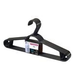 Cabide De Roupas Pack C/5 Un Preto Sanremo Ref.PR9105/5CD