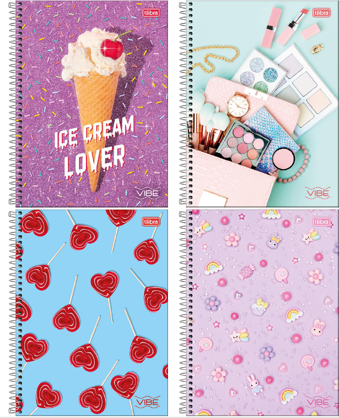Caderno vibe feminino