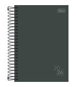 Agenda Espiral Spice Cinza 2026 M6 Tilibra 4954