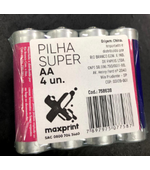 Pilha Comum Pequena Super AA c/4 Maxprint 8638
