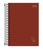 Agenda Espiral Spice Vermelha 2026 M6 Tilibra 4954