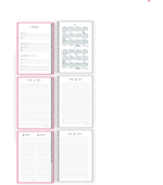 Agenda Espiral Spice Roxa 2026 M5 Tilibra 3746