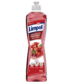 Detergente Gel Lava Louças Cereja e Hibisco 400gr Limpol 5048