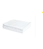 Flanela Branca 28x38 Saga Textil