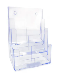 Organizador triplo maxcril cristal