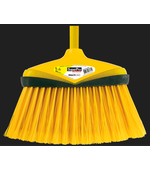 Vassoura Nylon Multiuso Amarela c/cabo 1,40 Superpro Bettanin 9672C