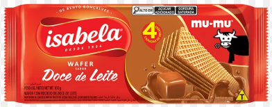 Wafer doce de leite