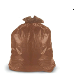 Saco p/ lixo 60lt A1 Marrom Junior Reforçado c/ 100