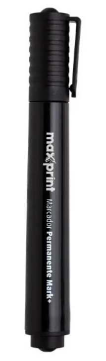 Marcador permanente preto maxprint