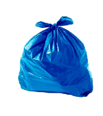 Saco p/ lixo 20lt A1 Azul Junior Reforçado c/ 100