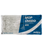 Mop Úmido Algodão Ponta Dobrada 340gr Nobre