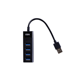 Hub USB 2.0 4 Portas Preto OEX 8104