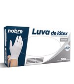 Luva de Látex para Uso Geral (Procedimento) com pó P c/ 100und Nobre CA 40956