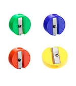 Apontador Plástico Redondo Cores Sortidas BRW 1202