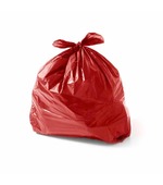 Saco p/ lixo 40lt A1 Vermelho Junior Resistente c/ 100