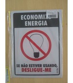 Placa Sin.economize Energia 15x20 Ps14