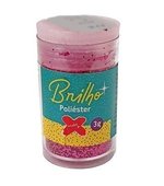 Glitter Pote 3gr Pink Make+ 7015