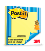 Post It Pop-up Refil 76x76 Amarelo c/ 100 3m 3956