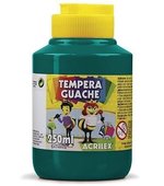 Tinta Tempera Guache 250ml Verde Bandeira Acrilex 0511