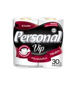 Papel Higienico Personal Vip 30mts F.dupla c/ 64 16x4 PVN44