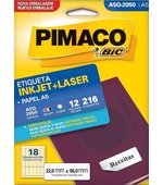 Etiq A5q-2050 c/ 216 22x55 12f 18 Et/pf Pimaco