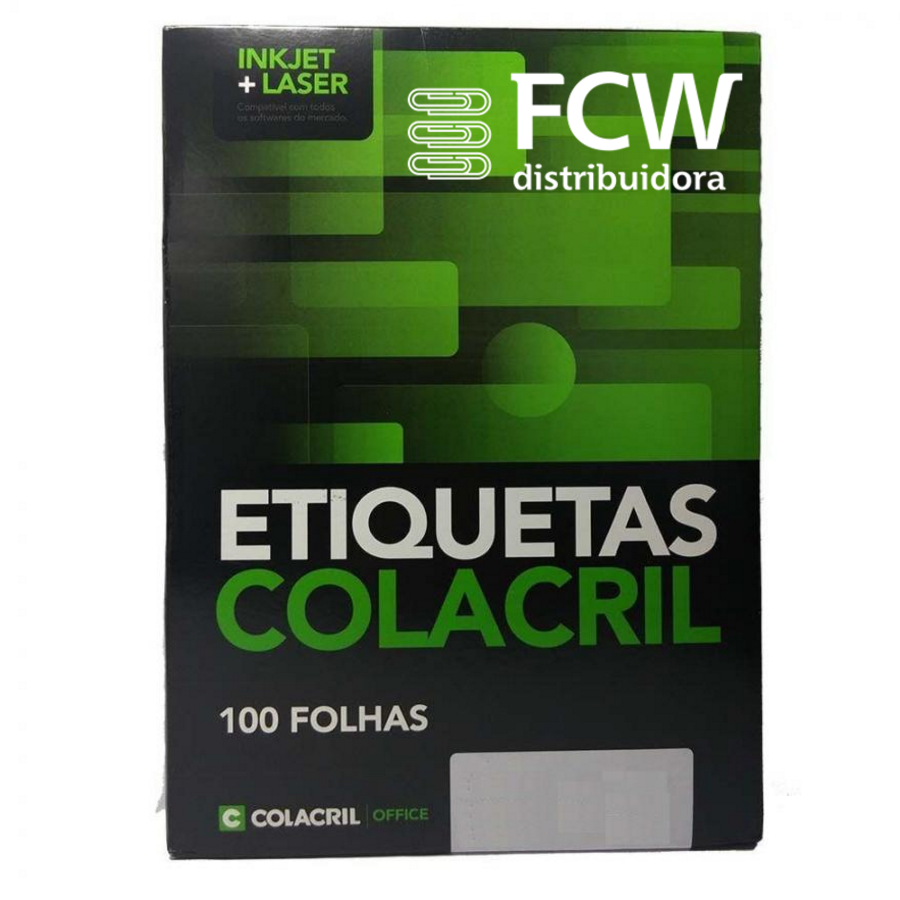 Etiqueta a4 367 ca4367 c 100 fls c 100 etiquetas colacril 1