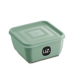 Pote de Plástico Quadrado Multiuso Verde Menta 500ml UZ289