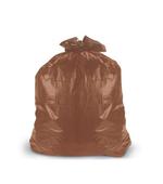 Saco p/ lixo 20lt A1 Marrom Junior Eco c/ 100