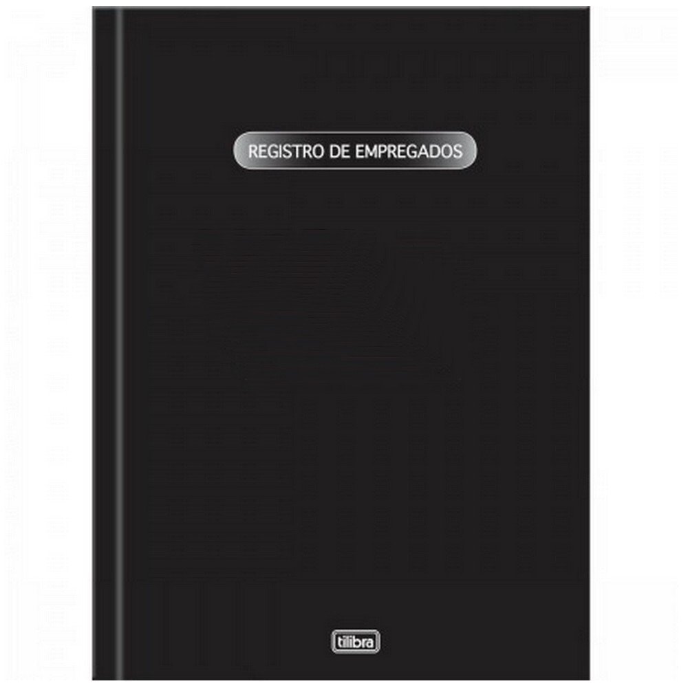 Livro registro de empregados capa dura costurado 50 fls 218x319 pacote com 10 unidades tilibra 121266 b2c8d96f