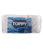 Papel Toalha Bobina 20x200 Br c/ 6 Toppy