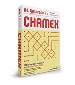 Papel A4 75g Amarelo c/ 500 Chamex - Saldo