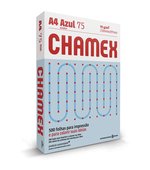 Papel A4 75g Azul c/ 500 Chamex