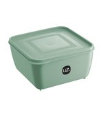 Pote de Plástico Quadrado Multiuso Verde Menta 2,5L UZ287