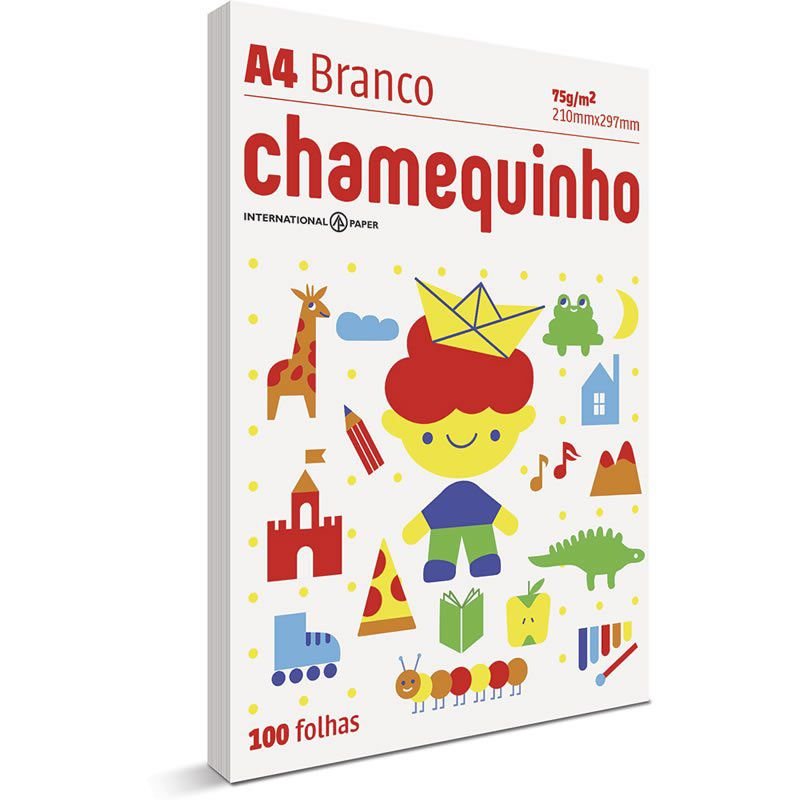 Papel a4 chamequinho branco 75g com 100 fls 15652 15652 1 20190102105817