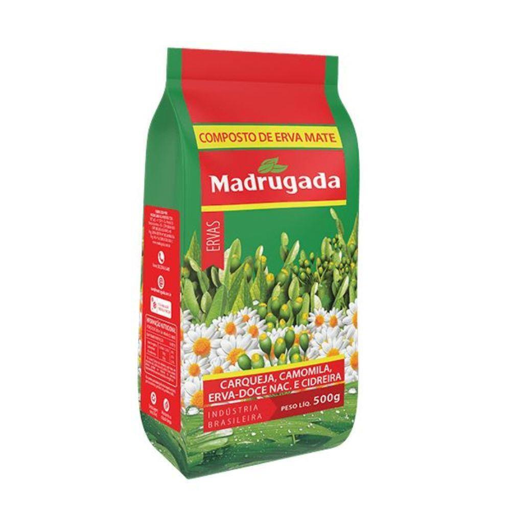 Composto de erva mate ervas madrugada 500g 14622227