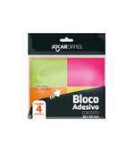 Post It 38x50 4 Cores Neon 100fls Jocar 91115